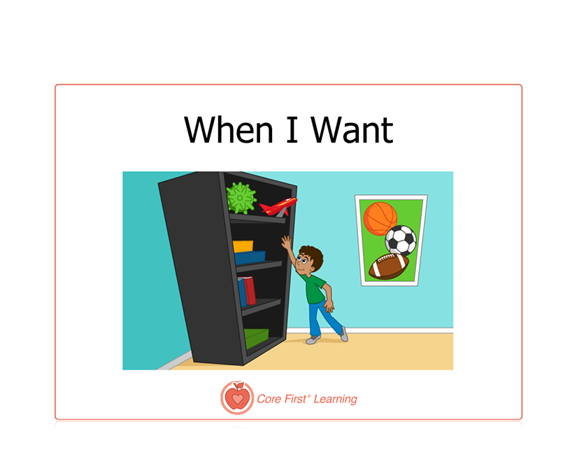 Core First Book "Want"