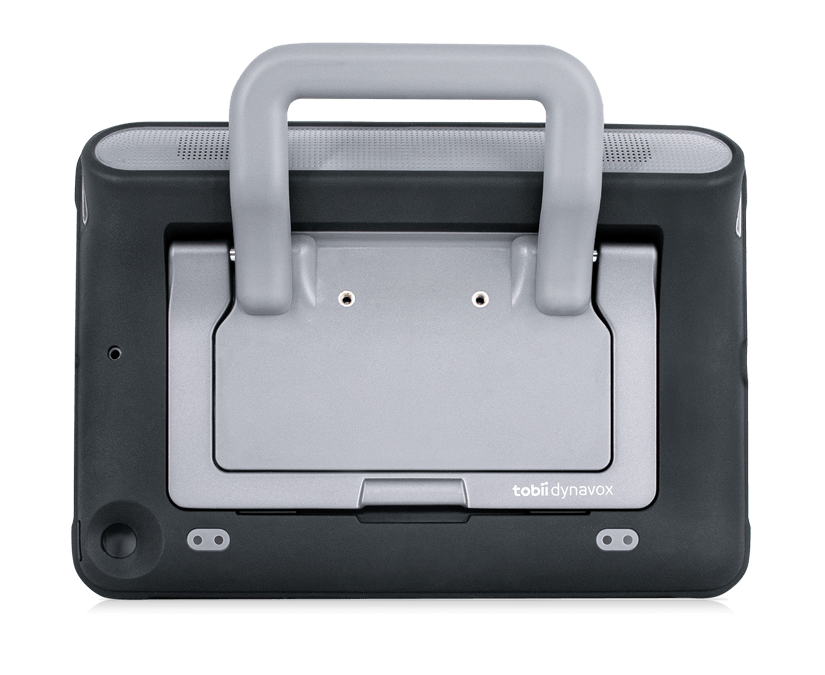 Tobii Dynavox SC Tablet back view with handles and kickstand