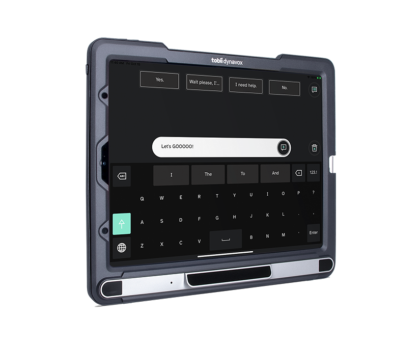 Tobii Dynavox TD Pilot device featuring TD Talk