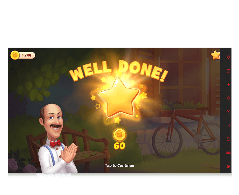 Homescapes for eye gaze game scoreboard screenshot