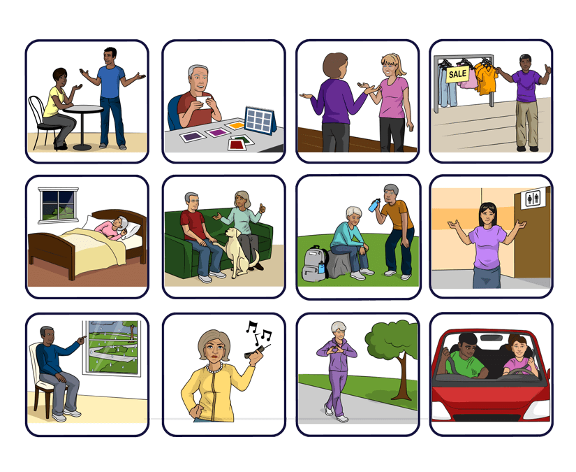 Examples of InContext PCS by Tobii Dynavox 
